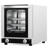 CombiSteel Heteluchtoven | 4 Niveaus (1/2 GN) | Elektrisch | 50°C/250°C | 2.1kW (230V) | 415x600x502(h)mm 