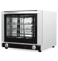 CombiSteel Heteluchtoven | 4 Niveaus (430x325) | Elektrisch | 50°C/250°C | 2.9kW (230V) | Bevochtiging (Handmatig) | 575x600x502(h)mm