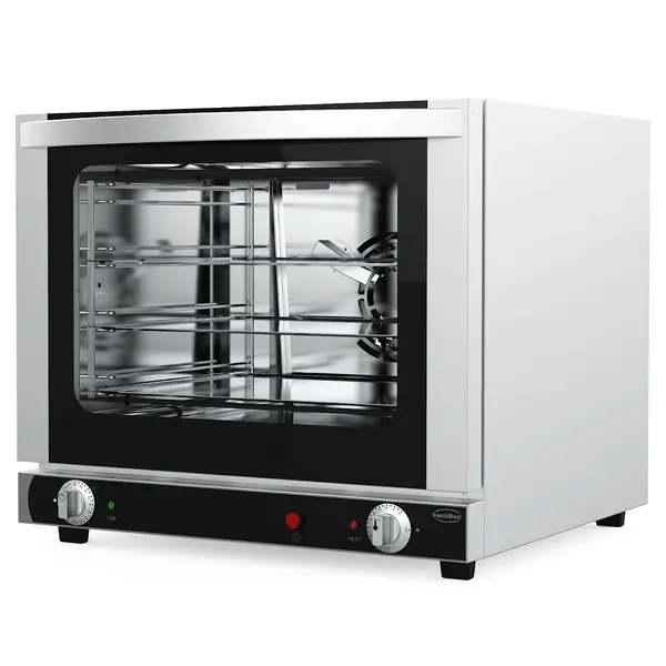 Heteluchtoven | 4 Niveaus (430x325) | Elektrisch | 50°C/250°C | 2.9kW (230V) | Bevochtiging (Handmatig) | 575x600x502(h)mm