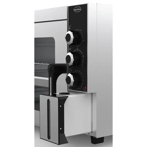 Hetelucht-/Stoomoven | 4 Niveaus (2/3 GN) | Elektrisch | 50°C/200°C | 2.5kW (230V) | Bevochtiging (Automatisch) | 551x507x379(h)mm