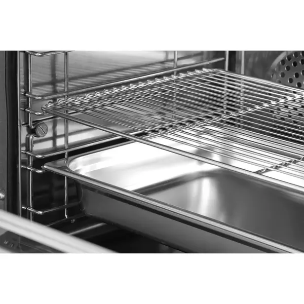 Heteluchtoven | H100 | 4 Niveaus (1/1 GN) | Elektrisch | 50°C/300°C | 3.5kW (230V) | 699x608x550(h)mm