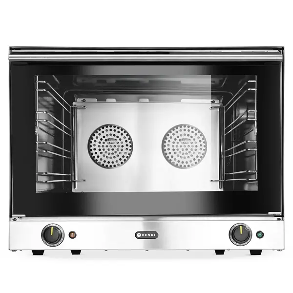 Heteluchtoven | H100 | 4 Niveaus (1/1 GN) | Elektrisch | 50°C/300°C | 3.5kW (230V) | 699x608x550(h)mm