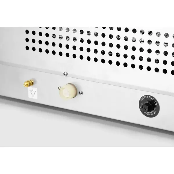 Heteluchtoven | H100S | 4 Niveaus (1/1 GN) | Elektrisch | 50°C/300°C | 3.5kW (230V) | Bevochtiging (Handmatig) | 699x608x550(h)mm