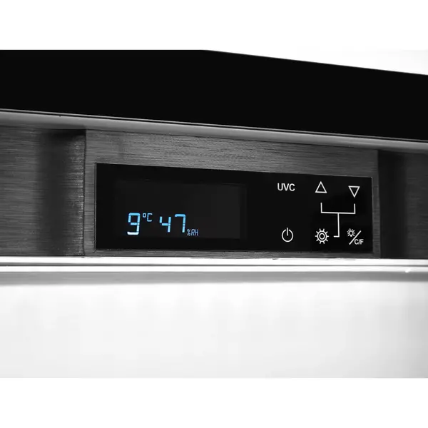 Dry Aging Kast | 352L | Zwart | +1°C/+25°C | Geforceerd | Vochtigheid Instelbaar | Deur-/Vochtigheidsalarm | 695x760x1720(h)mm