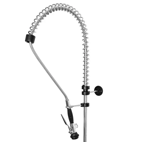 Voorspoeldouche | Handdouche + Onderuitloop | Mengkraan (Elleboogbediening) | 1-Gats | 1060(h)mm