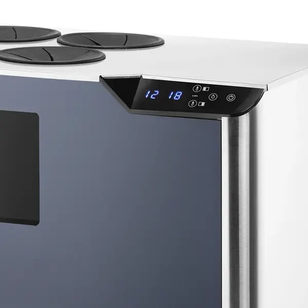 Wijnkoeler | CELLAR | 8x 75cl | RVS/Grijs | 2 Zones | +3°C/+18°C | Touchscreen | 800x350x293(h)mm