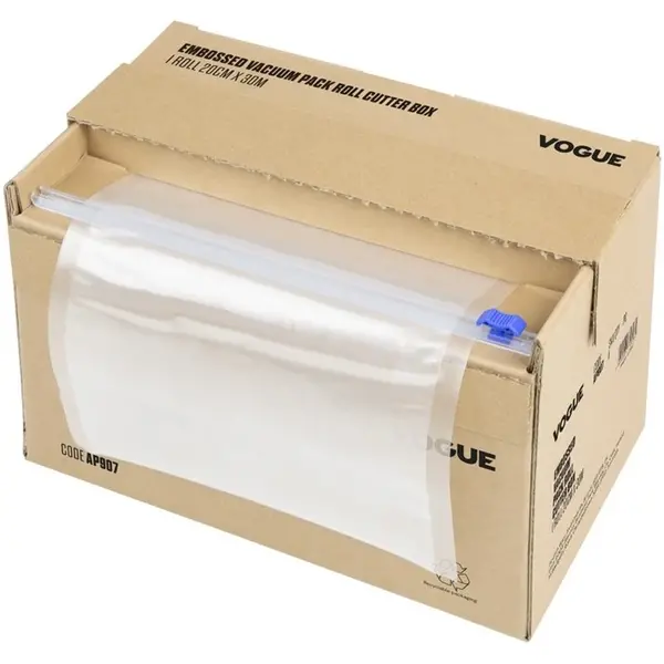 Vacuümverpakkingsrol | Kunststof | Snijdoos | Breedte 200mm | 271x164x180(h)mm