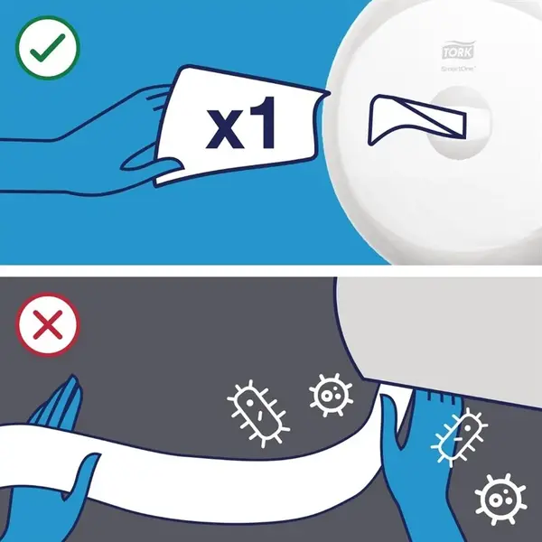 Toiletpapier | SmartOne® | Wit | Mini | 2-Laags | 112m/Rol | 12 Rollen | 134mm