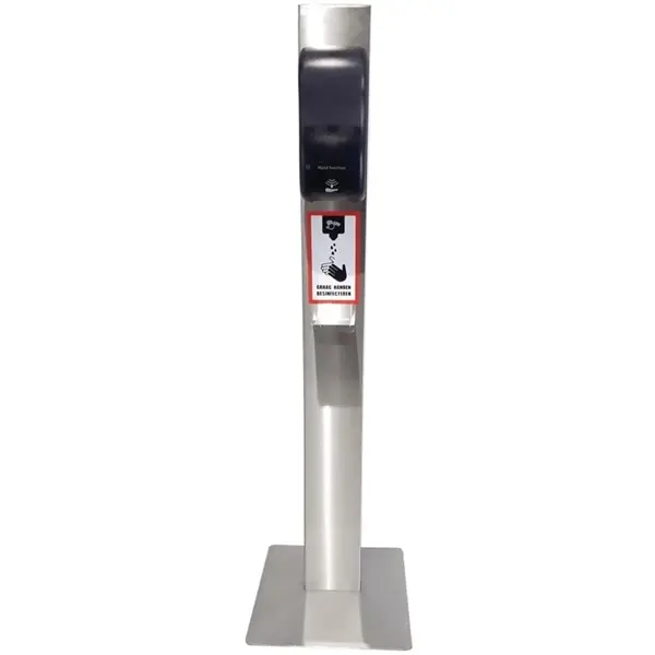 Desinfectiezuil | RVS | Incl. Dispenser | 1400(h)mm