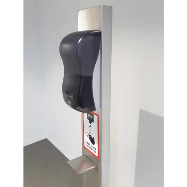 Desinfectiezuil | RVS | Incl. Dispenser | 1400(h)mm