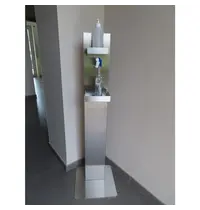 Attends Desinfectiezuil | RVS | Schappen | 1250(h)mm
