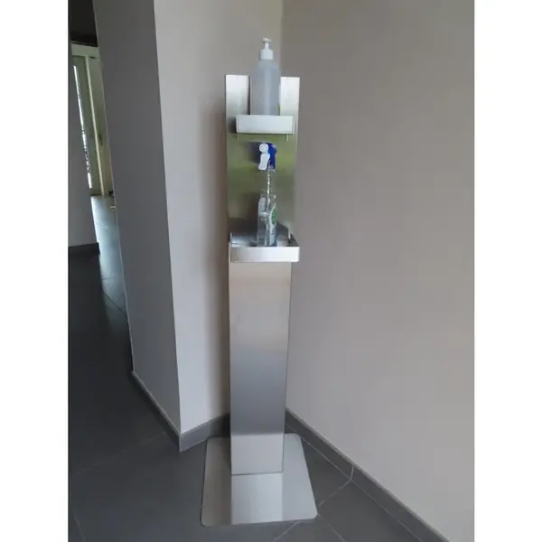 Desinfectiezuil | RVS | Schappen | 1250(h)mm