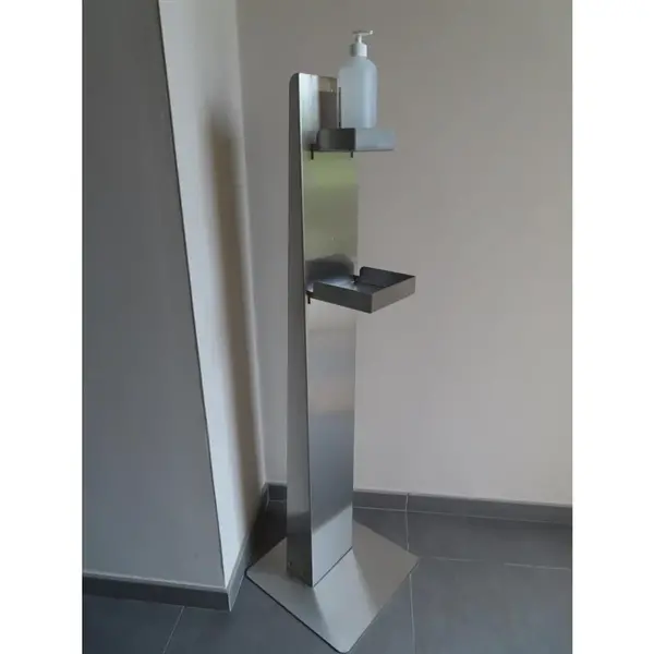 Desinfectiezuil | RVS | Schappen | 1250(h)mm