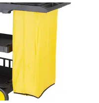 Jantex Reservetas | Kunststof | Geel | 80L | Jantex Schoonmaakwagens | 390x270x700(h)mm 