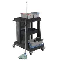 Numatic Schoonmaakwagen | ECO-Matic | Kunststof | Zwart | 900x545x1000(h)mm