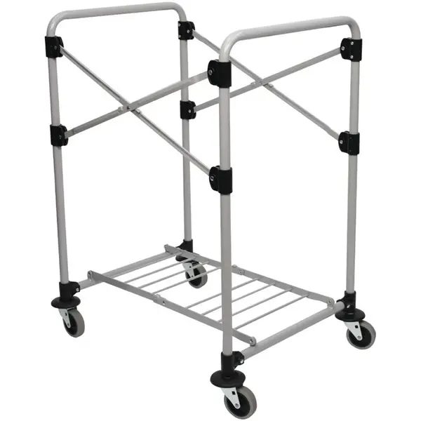 Huishoudwagen | RVS | Inklapbaar | Wielen | 516mm