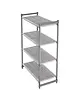 Cambro Stelling | CAMSHELVING ELEMENTS | Composiet | 4 Schappen (Verstelbaar) | Zware Belasting | HACCP | 1220x460x1830(h)mm 