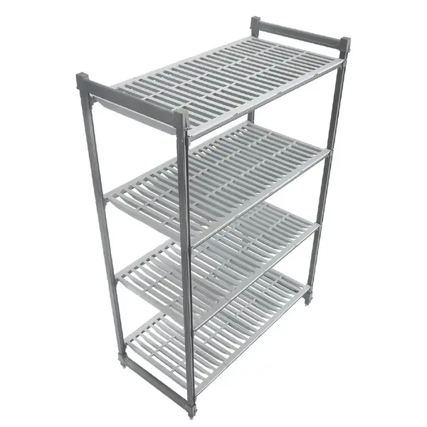 Stelling | CAMSHELVING ELEMENTS | Composiet | 4 Schappen (Verstelbaar) | Zware Belasting | HACCP | 1220x460x1830(h)mm