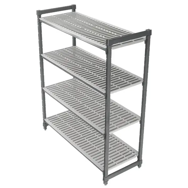 Stelling | CAMSHELVING ELEMENTS | Composiet | 4 Schappen (Verstelbaar) | Zware Belasting | HACCP | 1830x610x1830(h)mm