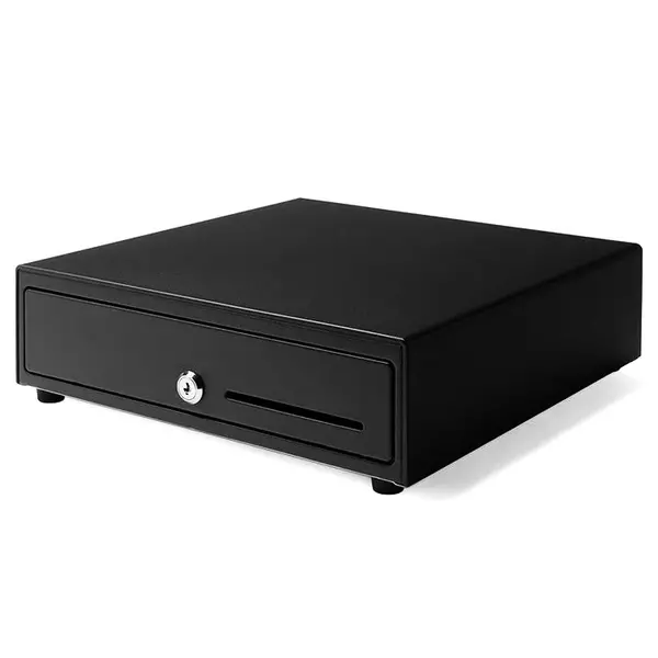 Kassalade | 335 Standaard | Zwart | 8 Muntvakken + 5 Biljetvakken | Elektrisch (7V/12V/24V) | 335x335x90(h)mm