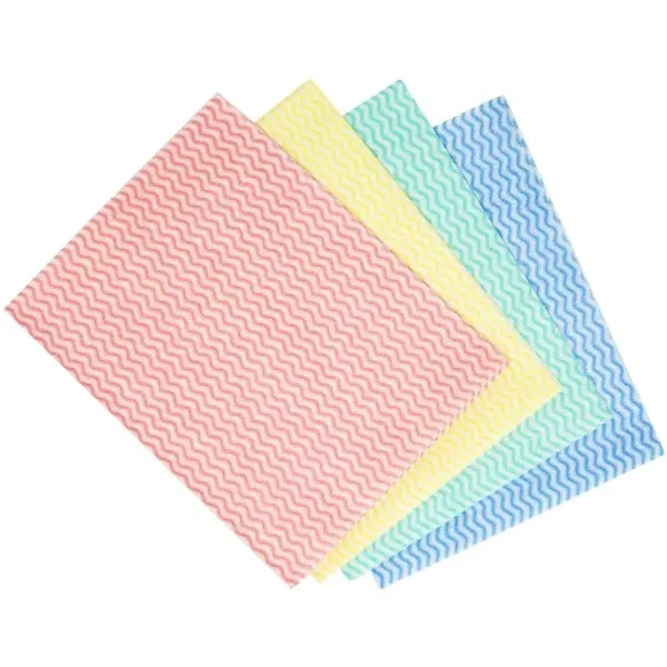 Schoonmaakdoekjes | Viscose/Kunststof | Groen | Niet-Geweven | 25 Stuks | 490x380mm