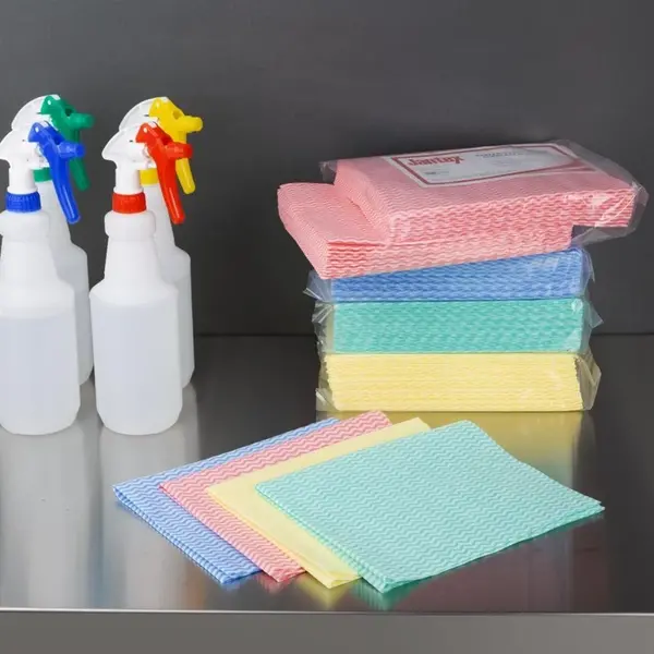 Schoonmaakdoekjes | Viscose/Kunststof | Groen | Niet-Geweven | 25 Stuks | 490x380mm