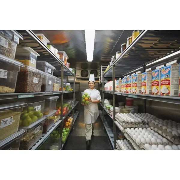 Stelling | CAMSHELVING ELEMENTS | Composiet | 4 Schappen (Verstelbaar) | Zware Belasting | HACCP | 1375x610x1830(h)mm