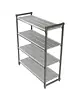 Cambro Stelling | CAMSHELVING ELEMENTS | Composiet | 4 Schappen (Verstelbaar) | Zware Belasting | HACCP | 1530x460x1830(h)mm 