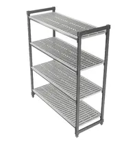 Cambro Stelling | CAMSHELVING ELEMENTS | Composiet | 4 Schappen (Verstelbaar) | Zware Belasting | HACCP | 1375x460x1830(h)mm