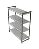 Cambro Stelling | CAMSHELVING ELEMENTS | Composiet | 4 Schappen (Verstelbaar) | Zware Belasting | HACCP | 1375x460x1830(h)mm 