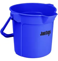 Jantex Emmer | Kunststof | Blauw | 10L | Maatverdeling | Schenktuit | 260(h)mm