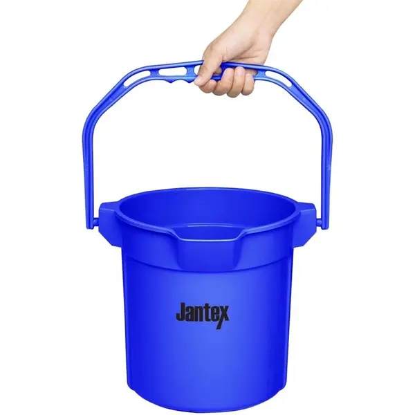 Emmer | Kunststof | Blauw | 10L | Maatverdeling | Schenktuit | 260(h)mm