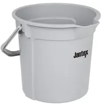 Jantex Emmer | Kunststof | Grijs | 14L | Maatverdeling | Schenktuit | 290(h)mm