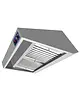 CombiSteel Afzuigkap | Schuin Model | Incl. Motor | 2000m³/u | Regelaar + Verlichting | 1000x900x450(h)mm 