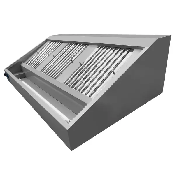 Afzuigkap | Schuin Model | Incl. Motor | 2000m³/u | Regelaar + Verlichting | 1600x900x450(h)mm