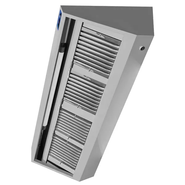 Afzuigkap | Schuin Model | Incl. Motor | 3000m³/u | Regelaar + Verlichting | 2400x900x450(h)mm