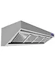 CombiSteel Afzuigkap | Schuin Model | Incl. Motor | 3000m³/u | Regelaar + Verlichting | 3000x900x450(h)mm 