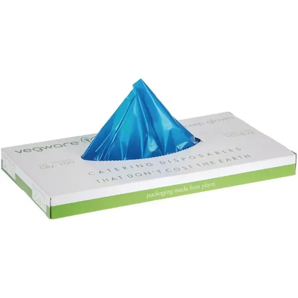 Handschoenen | Kunststof | Blauw | Maat M | Composteerbaar | 2400 Stuks | 280(h)mm