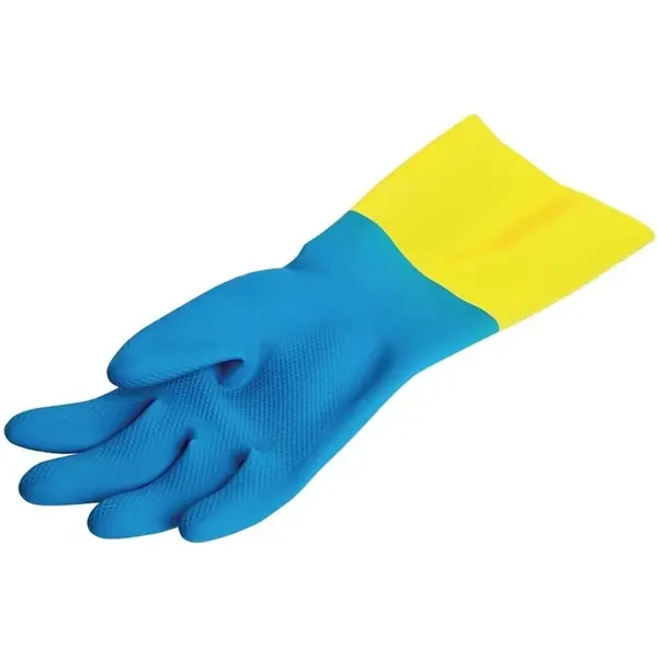 Handschoenen | ALTO | Kunststof/Latex | Blauw/Geel | Waterdicht