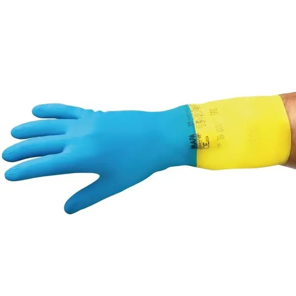 Handschoenen | ALTO | Kunststof/Latex | Blauw/Geel | Waterdicht