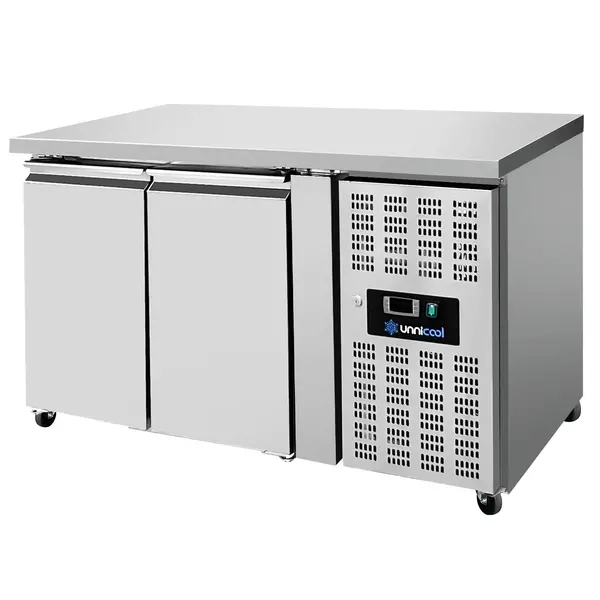 Vrieswerkbank | 272L | 2 Deuren (1/1 GN) | -18°C/-22°C | Geforceerd | Wielen (Geremd) | 1360x700x850(h)mm