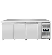 UNNICOOL Vrieswerkbank | 402L | 3 Deuren (1/1 GN) | -18°C/-22°C | Geforceerd | Wielen (Geremd) | 1790x700x850(h)mm