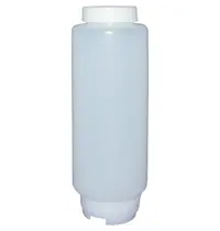 FIFO Doseerfles | Kunststof | Wit | 590ml | Ø60x210(h)mm