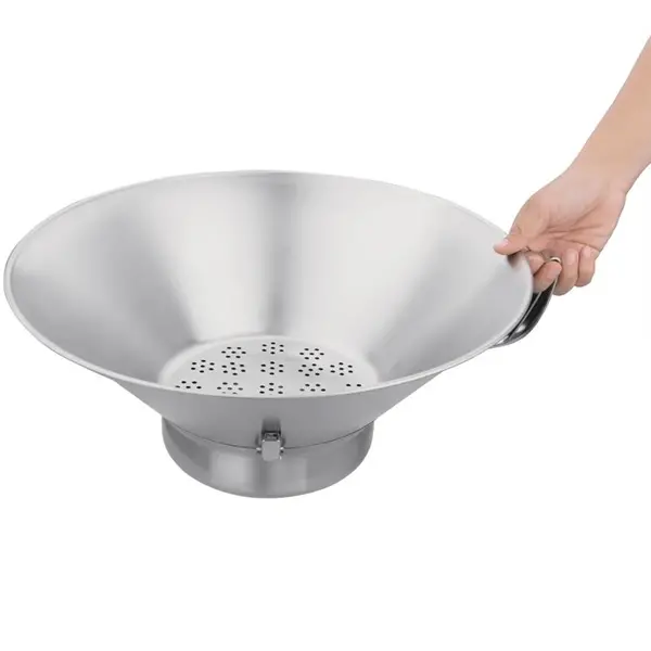 Friteslekbak | RVS | Afneembaar | Ø413x176(h)mm