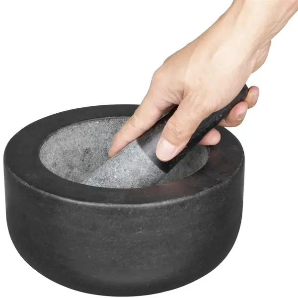 Vijzel | Graniet | Incl. Stamper | Ø203x110(h)mm