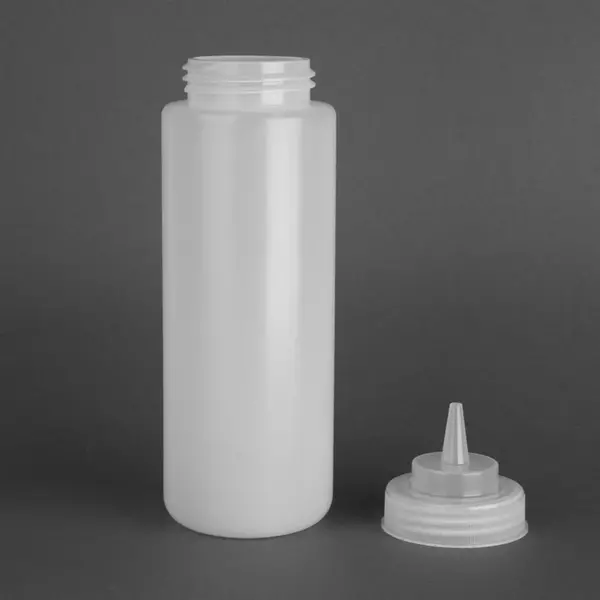 Doseerfles | Kunststof | Transparant | 900ml | Ø80x265(h)mm