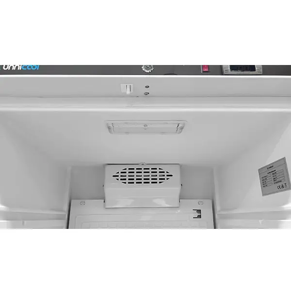 Koelkast | 600L (2/1 GN) | Zwart | +2°C/+8°C | Statisch + Ventilator | 775x735x1920(h)mm