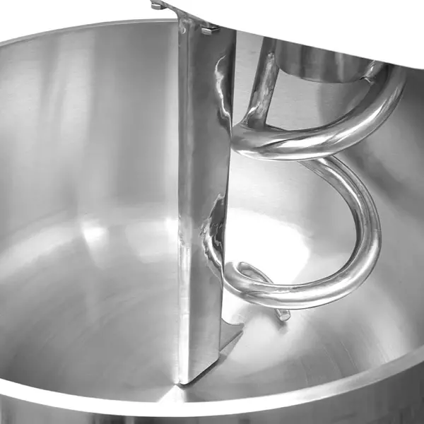 Deegmenger | 83kg/130L | 2 Snelheden | Vaste Kop | Roterende Kom | 5.6kW (400V) | 750x1250x1435(h)mm
