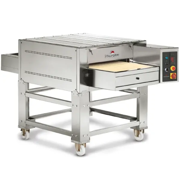 Tunneloven | STONE | Elektrisch | Band 45-79cm | 0°C/450°C | 400V | Stapelbaar | Incl. Onderstel