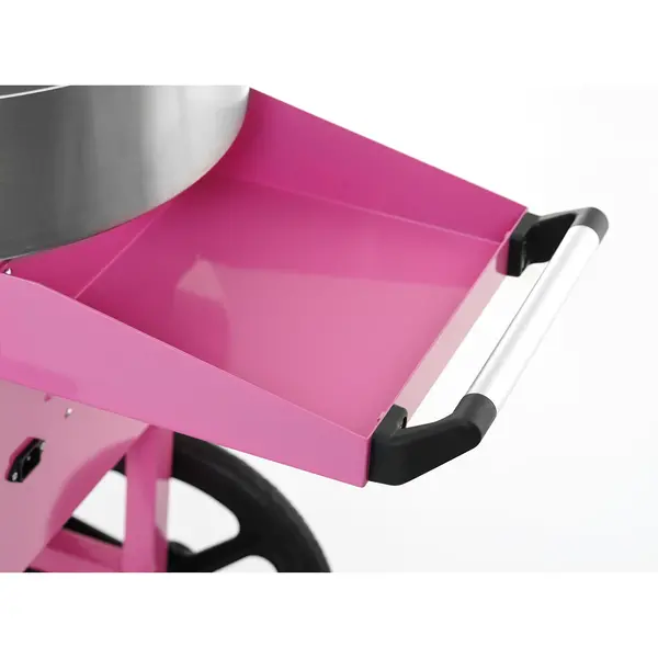 Suikerspinmachine + Onderstel | Kom Ø520mm | 1.13kW (230V) | Wielen | 948x520x914(h)mm